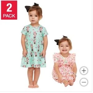 NWT Character Minnie Baby 2-pack Dress with Diaper Cover
